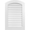 Ekena Millwork Arch Top Surface Mount PVC Gable Vent: Non-Functional, w/ 3-1/2"W x 1"P Standard Frame, 24"W x 34"H GVPAR24X3401SN - alternate 1